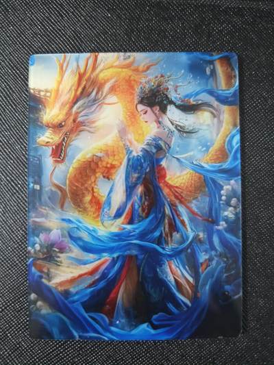 琦卡当当铺～第26期★★各种小漏~支持寄存★★~【9点40结束】扫码加群抽[包邮券]~ - 亚克力-金龙祈福-蓝衣少女-1个