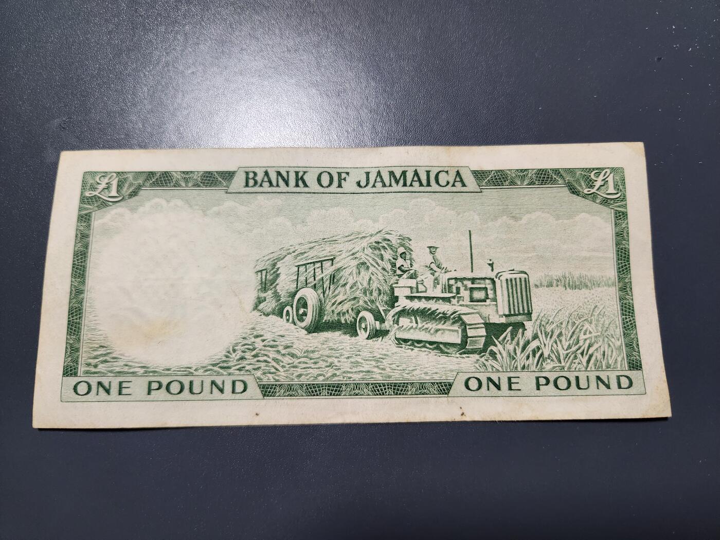 12月21号晚上8点 外国纸币自动截拍第75场 牙买加1镑美品