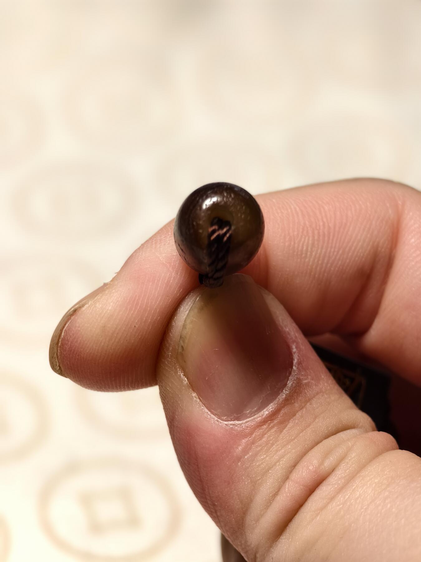 抚柳草堂-第三期章牌钱币 奖章勋章限时免佣 满百包邮 放漏专场 15世纪缠丝玛瑙珠 闻德评级尺寸见标签 缠丝漂亮配串佳品