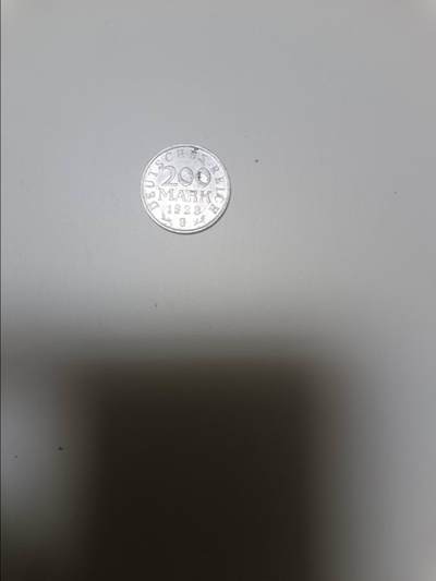 【20251225】非全新纸币和硬币第317场 - 德国1923年200马克硬币