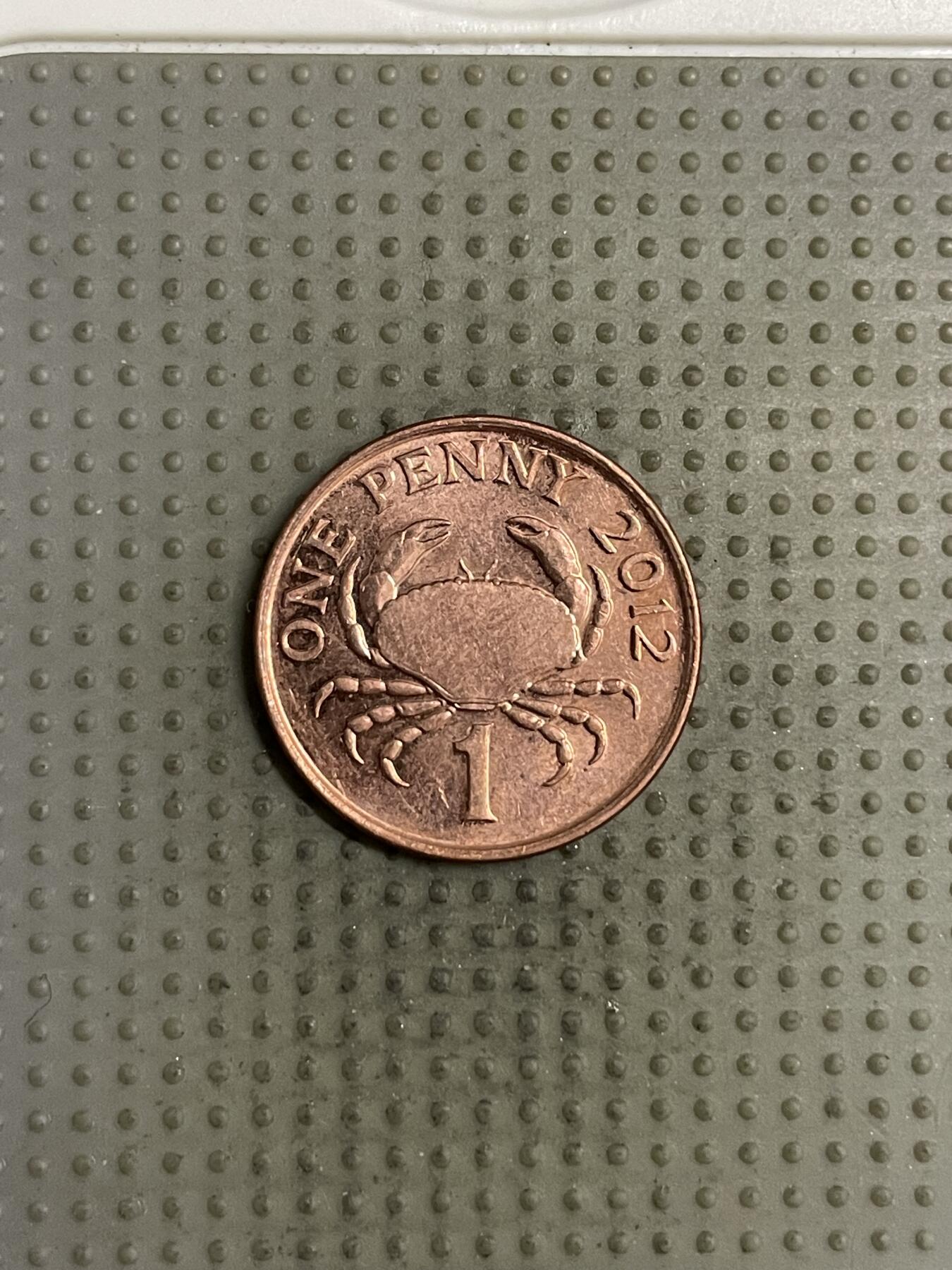 2025年第143场各国散币拍卖（总第143场） 根西岛2012年1便士