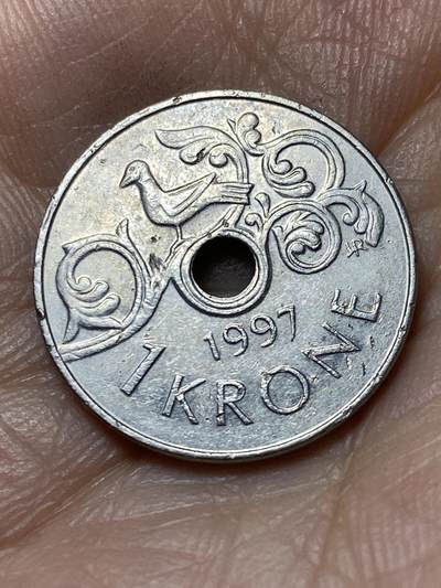 2025年第一百三十九场(总第一百六十五场）外国好品散币场(免佣金) - 挪威🇳🇴1997年1克朗(哈拉尔五世第二版)