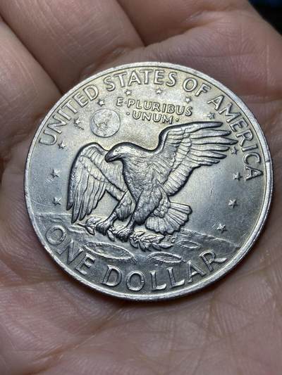 2025年第一百三十九场(总第一百六十五场）外国好品散币场(免佣金) - 美国🇺🇸1972年1美元(艾森豪威尔月球鹰无标版)