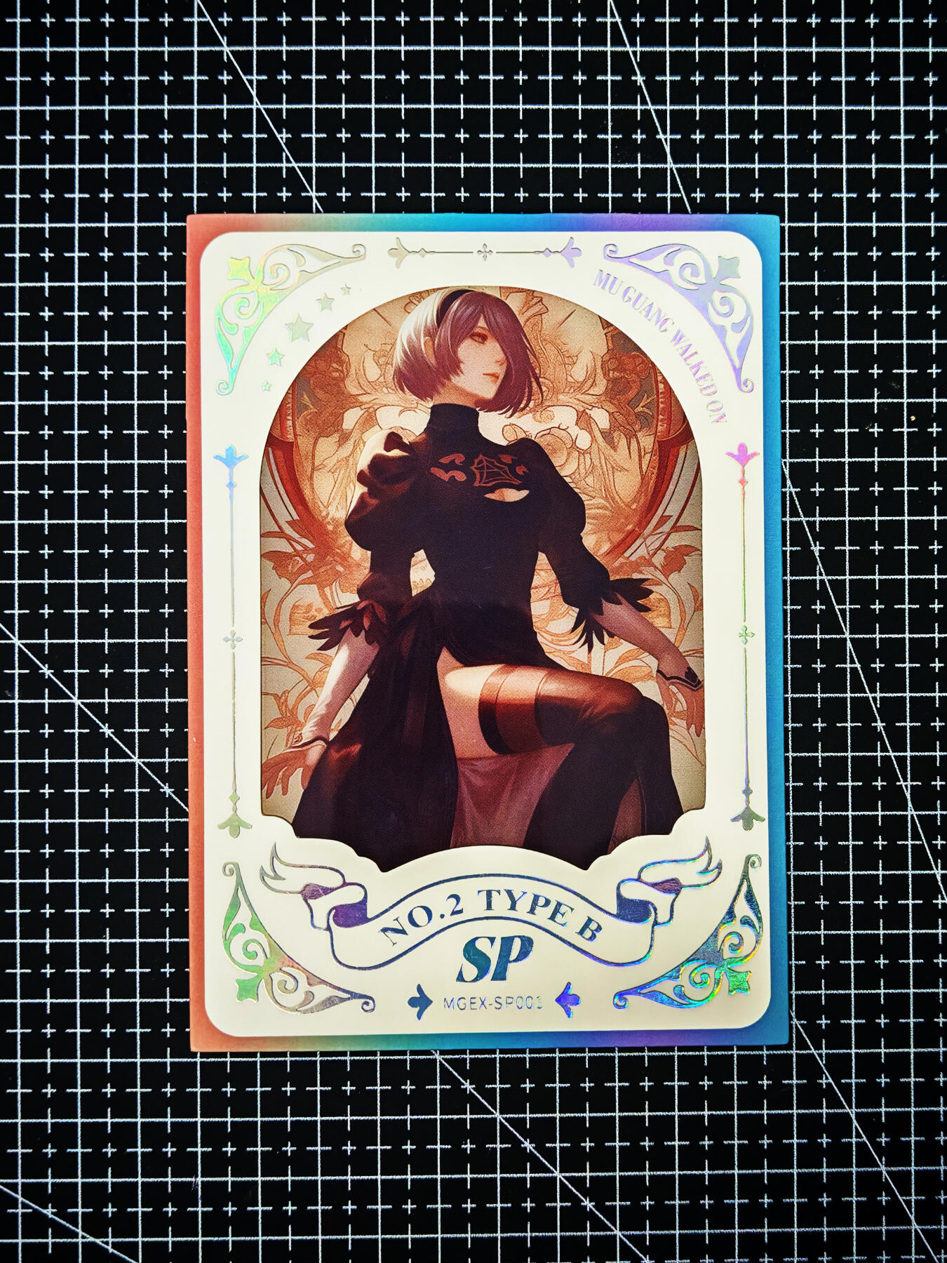 琦卡当当铺～第26期★★各种小漏~支持寄存★★~【9点40结束】扫码加群抽[包邮券]~ 沐光而行-色纸-sp-比正常卡大一圈-尼尔2B-1张