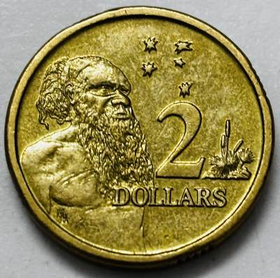 文馨钱币收藏第 286 场，圣诞节专场【 长期接收代拍品低至 0 佣金】 - 好品 1988 年澳大利亚土著人 2 元纪念币