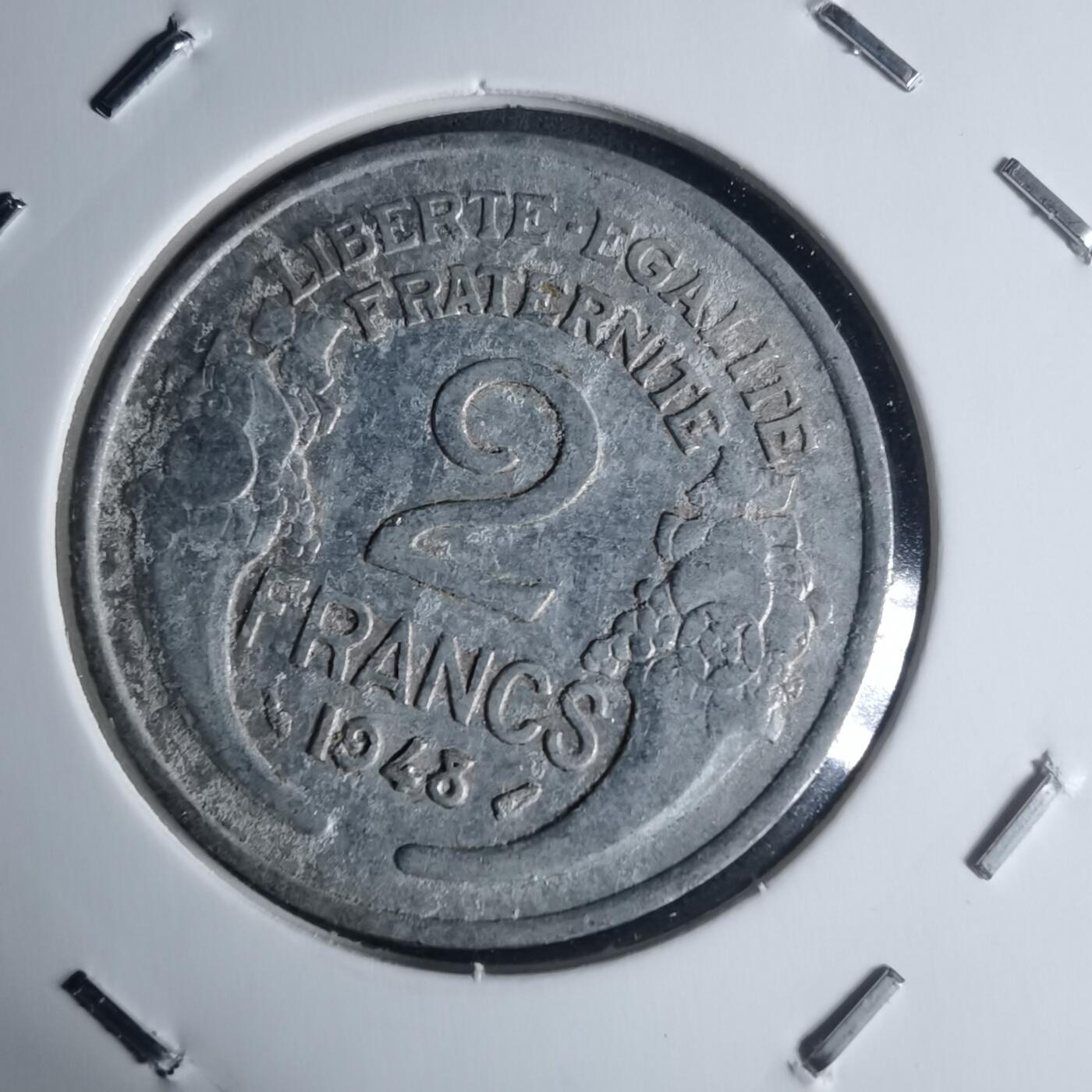 沼泽如烟--第942场 法国1948年2法郎