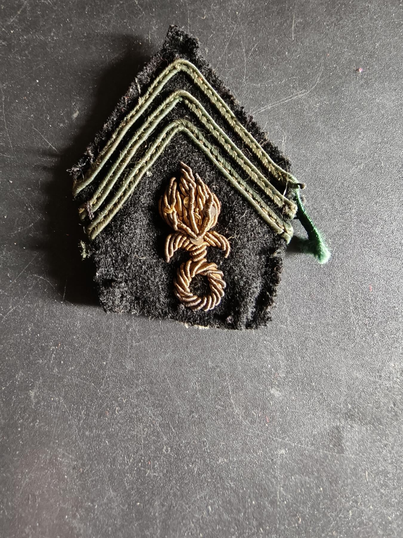 老王徽章第171期 法国国家宪兵中士军衔臂章