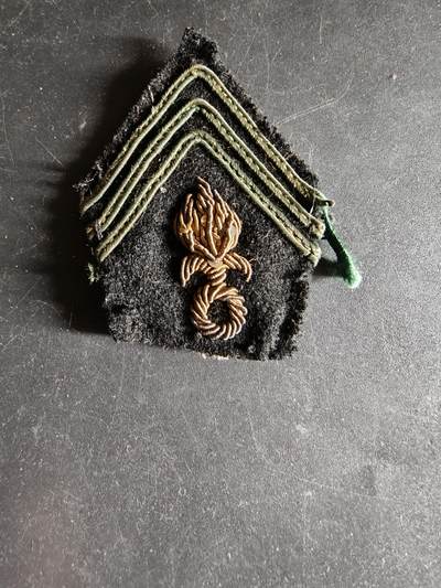 老王徽章第171期 - 法国国家宪兵中士军衔臂章