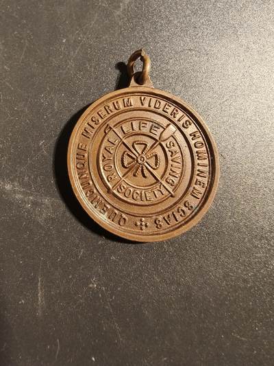 老王徽章第171期 - 英国拯救生命协会奖章     1953年实发