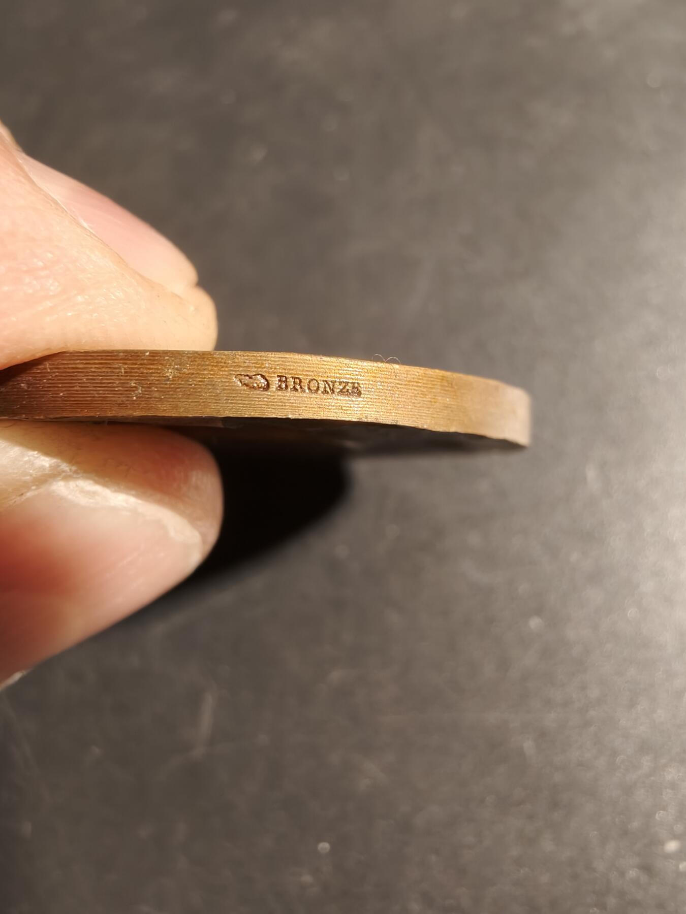 老王徽章第171期 法国波尔多音乐作家、作曲家和出版商协会大铜章     直径41mm     重量31.3g