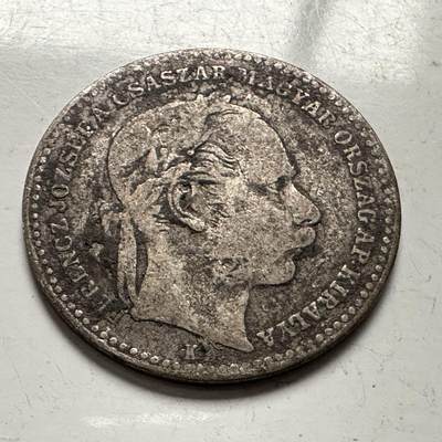 🌹外币初藏🌹🐯2025年第144场  每周二四六晚8️⃣点 接代拍 - 奥匈帝国1869年20克洛泽银币 匈牙利