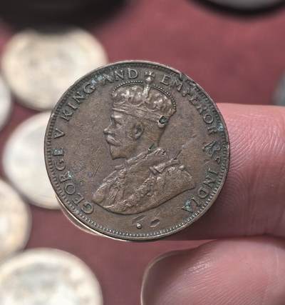 南宋泉阁俄币 外币 国币 专场第二十期 【送拍无额外佣金】 - 英属香港 1934年 乔治五世 香港一仙铜币 老包浆 字口清晰 好品