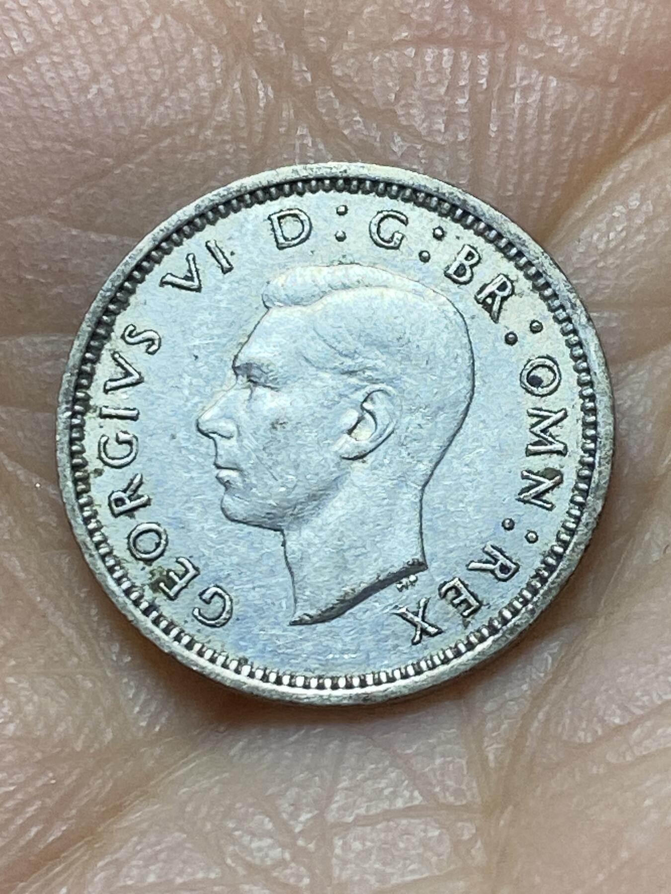 2025年第一百四十四场(总第一百七十场）品种丰富英国一线回流散币年末特拍场第一场(免佣金) 好品–英国🇬🇧1940年3便士银币(乔治六世第一版，500银)