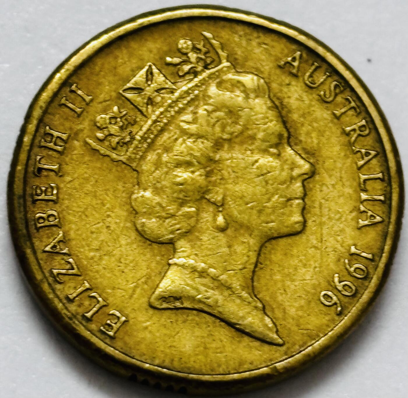 文馨钱币收藏第 286 场，圣诞节专场【 长期接收代拍品低至 0 佣金】 好品 1996 年澳大利亚土著人 2 元纪念币