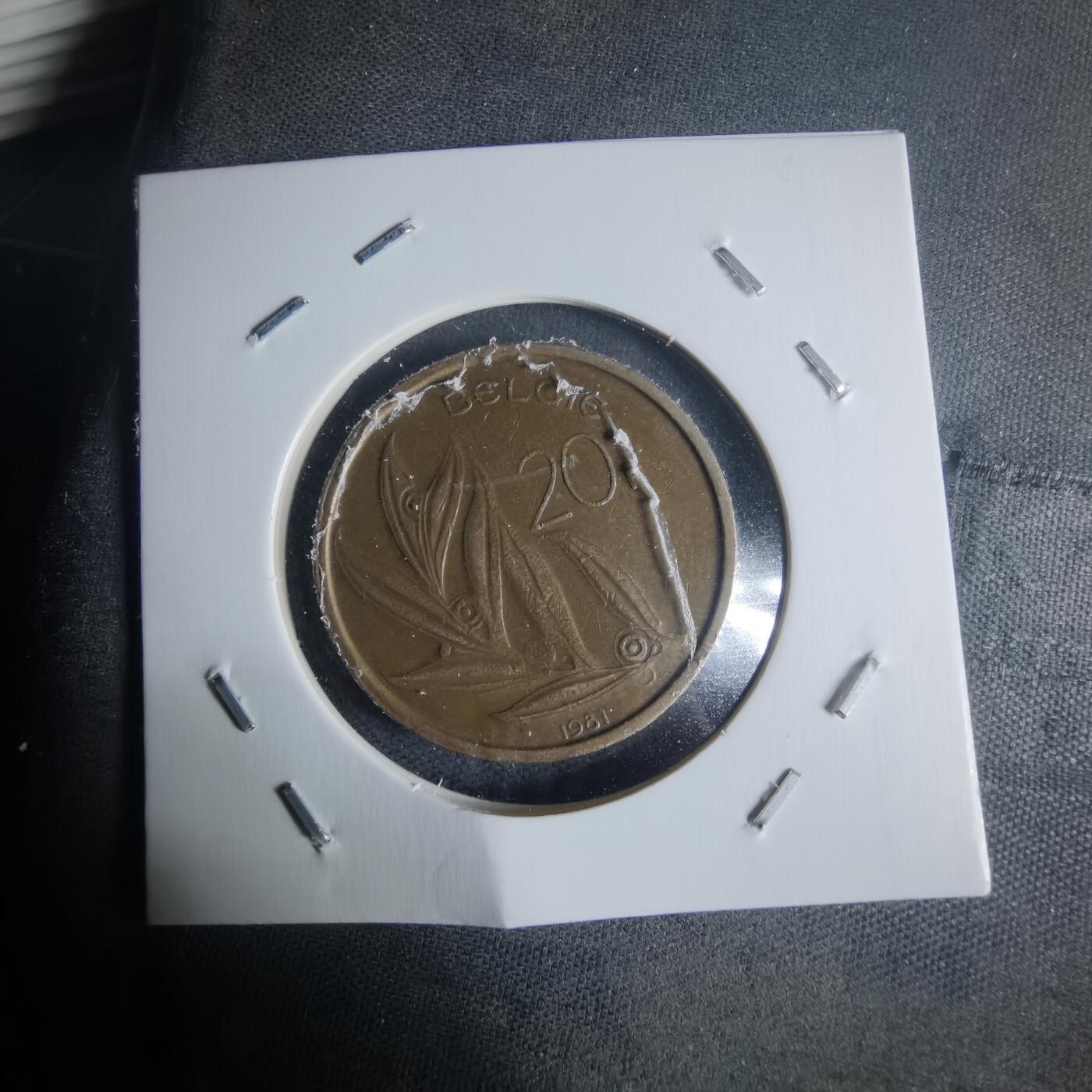 沼泽如烟--第942场 比利时1981年20法郎