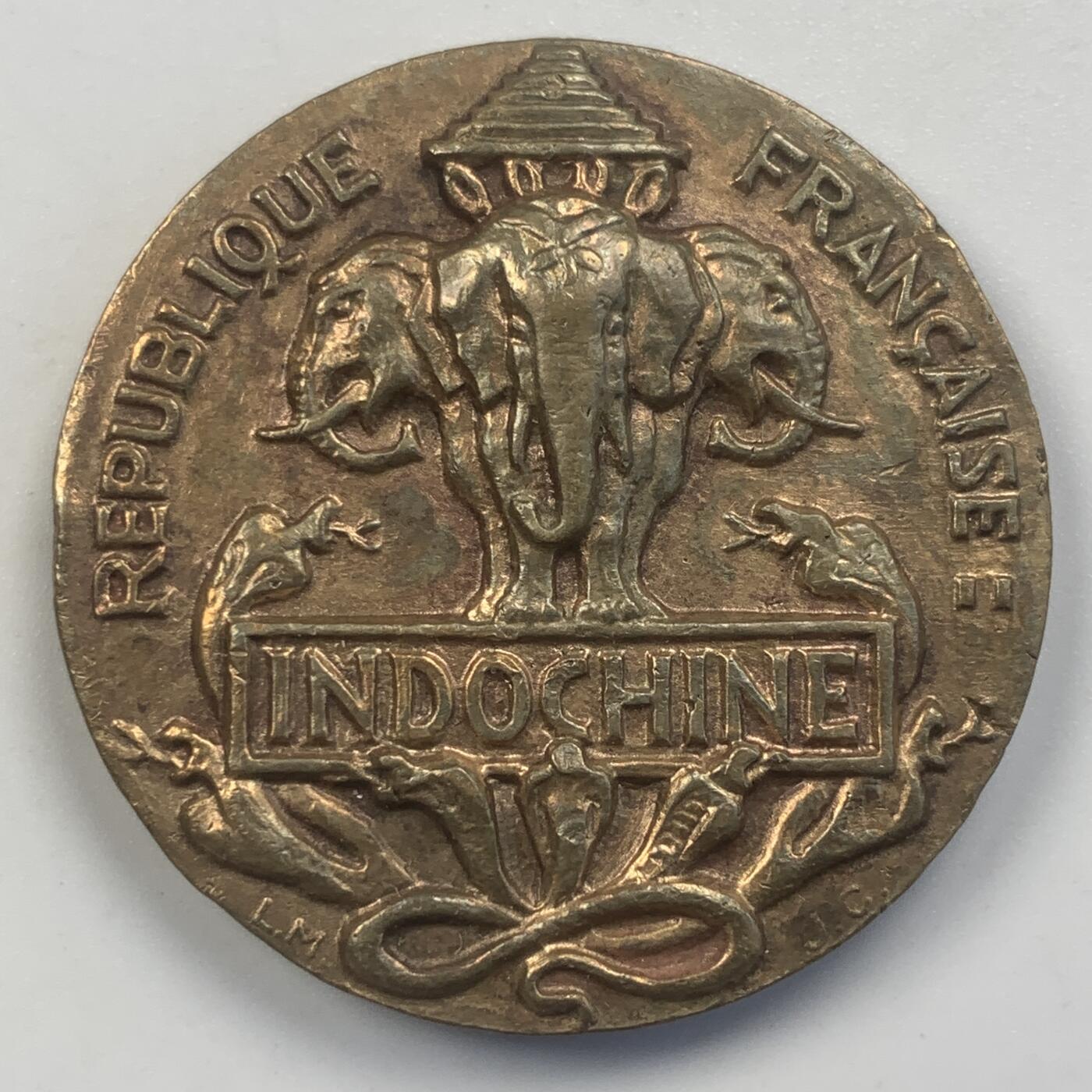 掌中浮雕-藏着的欧洲第047场 法属印度支那法国远东远征军奖章 ，36mm