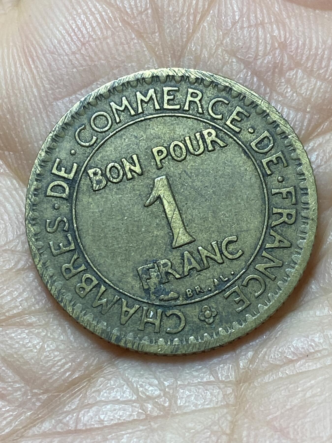 2025年第一百四十四场(总第一百七十场）品种丰富英国一线回流散币年末特拍场第一场(免佣金) 法兰西第三共和国1922年1法郎