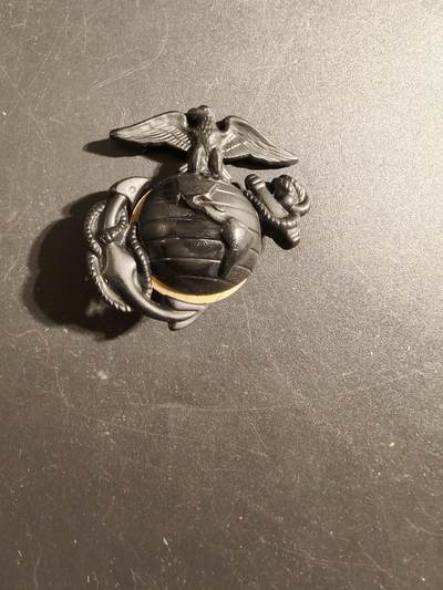 老王徽章第171期 - 美国海军陆战队大檐帽帽徽    低可视度版