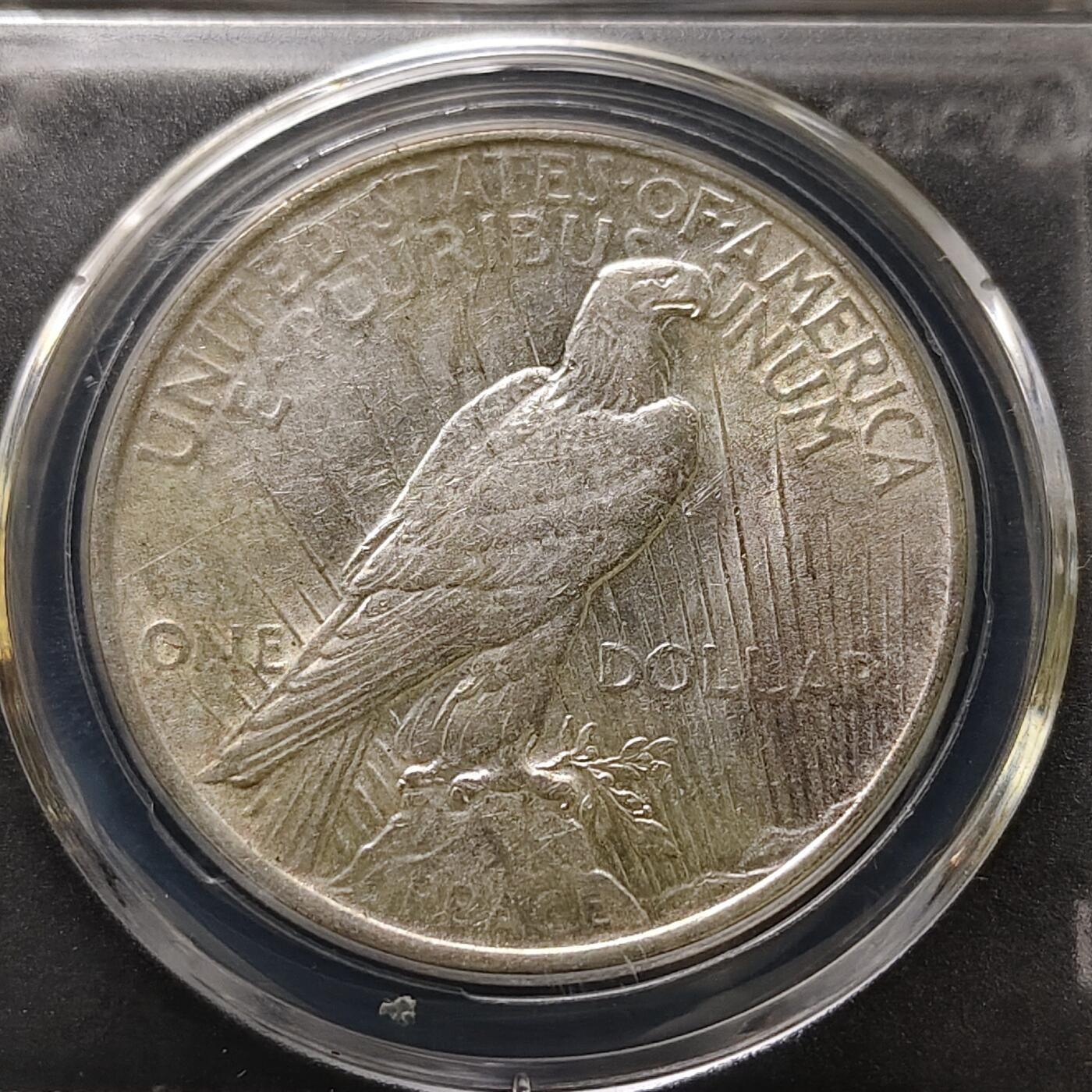 【全场包邮】纯粹捡漏拍489场（免费代拍第26场） 美国1922年1元和平银币-公博MS64+