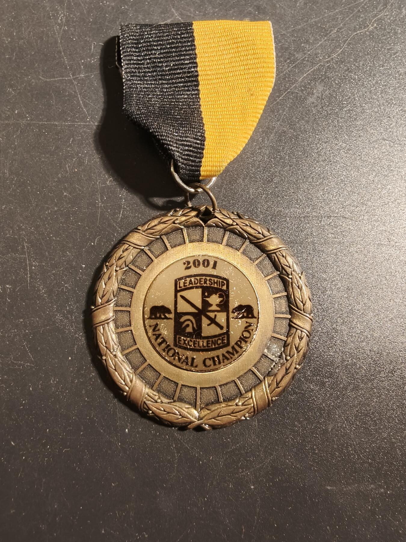 老王徽章第171期 美国预备军官团领导力竞赛优胜奖章