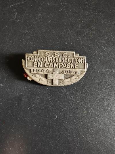 老王徽章第171期 - 瑞士1944年300米射击竞赛证章