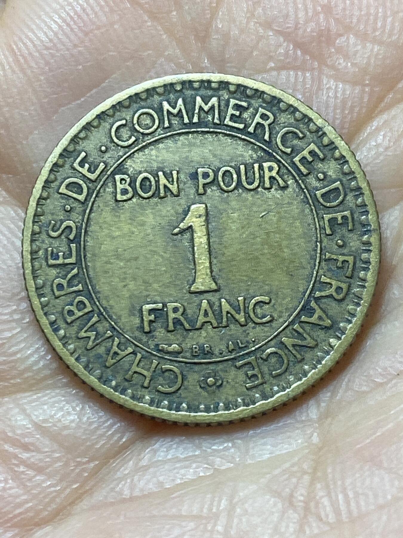 2025年第一百四十四场(总第一百七十场）品种丰富英国一线回流散币年末特拍场第一场(免佣金) 法兰西第三共和国1922年1法郎