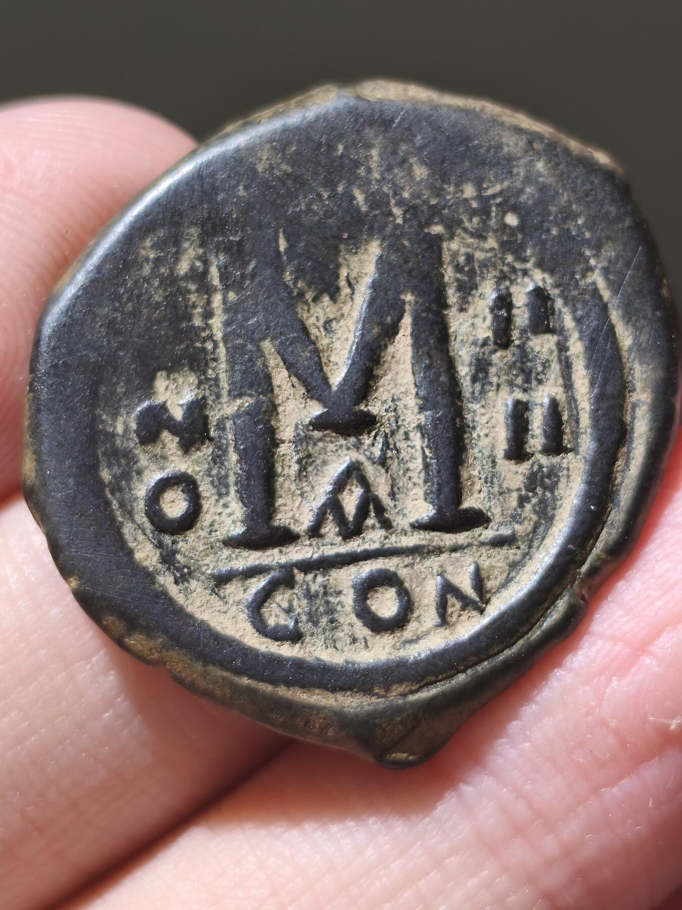 星盘世界钱币十二月二十七日古典币专场 拜占庭早期查士丁尼二世与索菲亚皇后富利大铜币