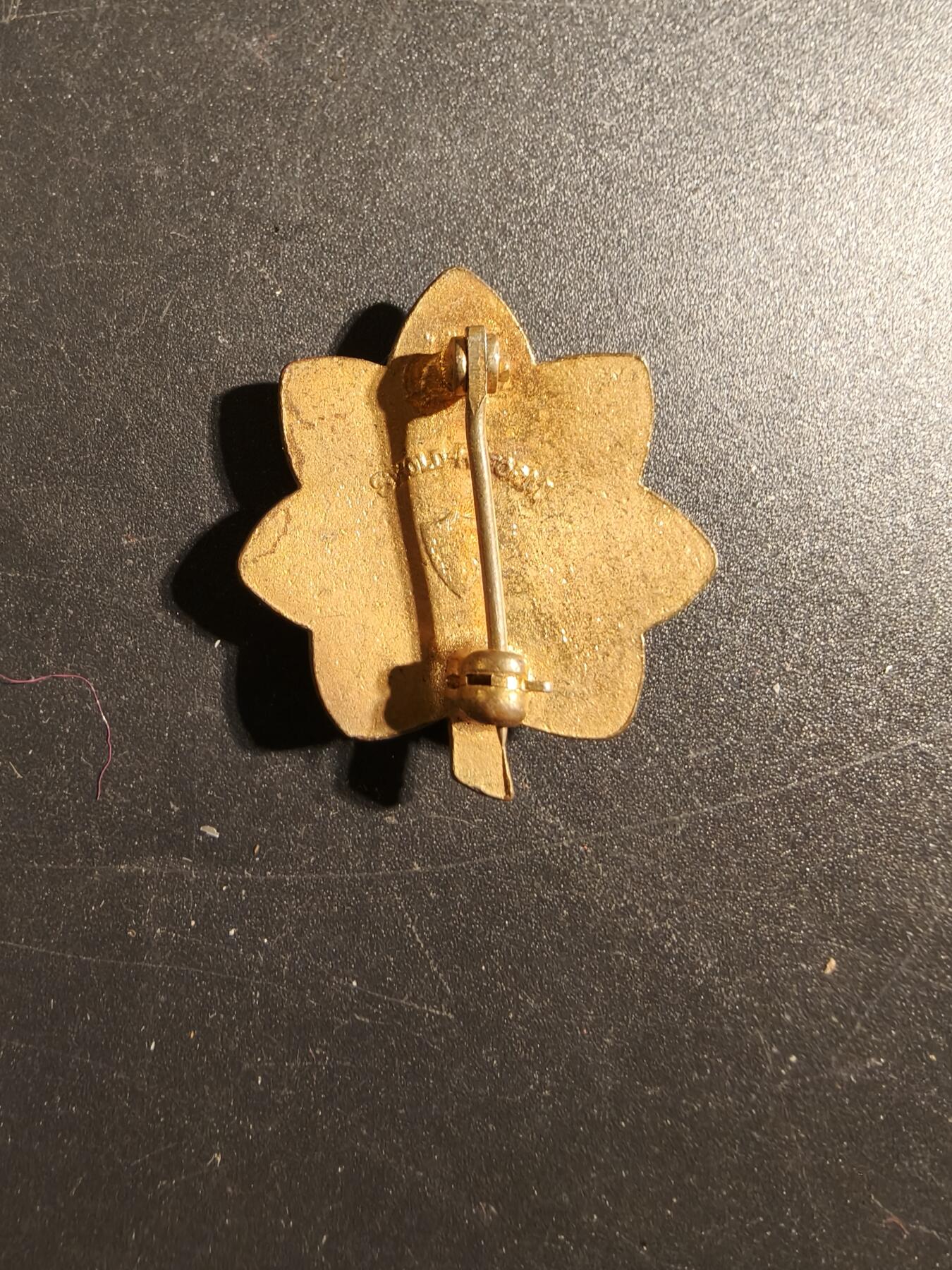 老王徽章第171期 美国少校军衔    二战时期横针版    带厂标