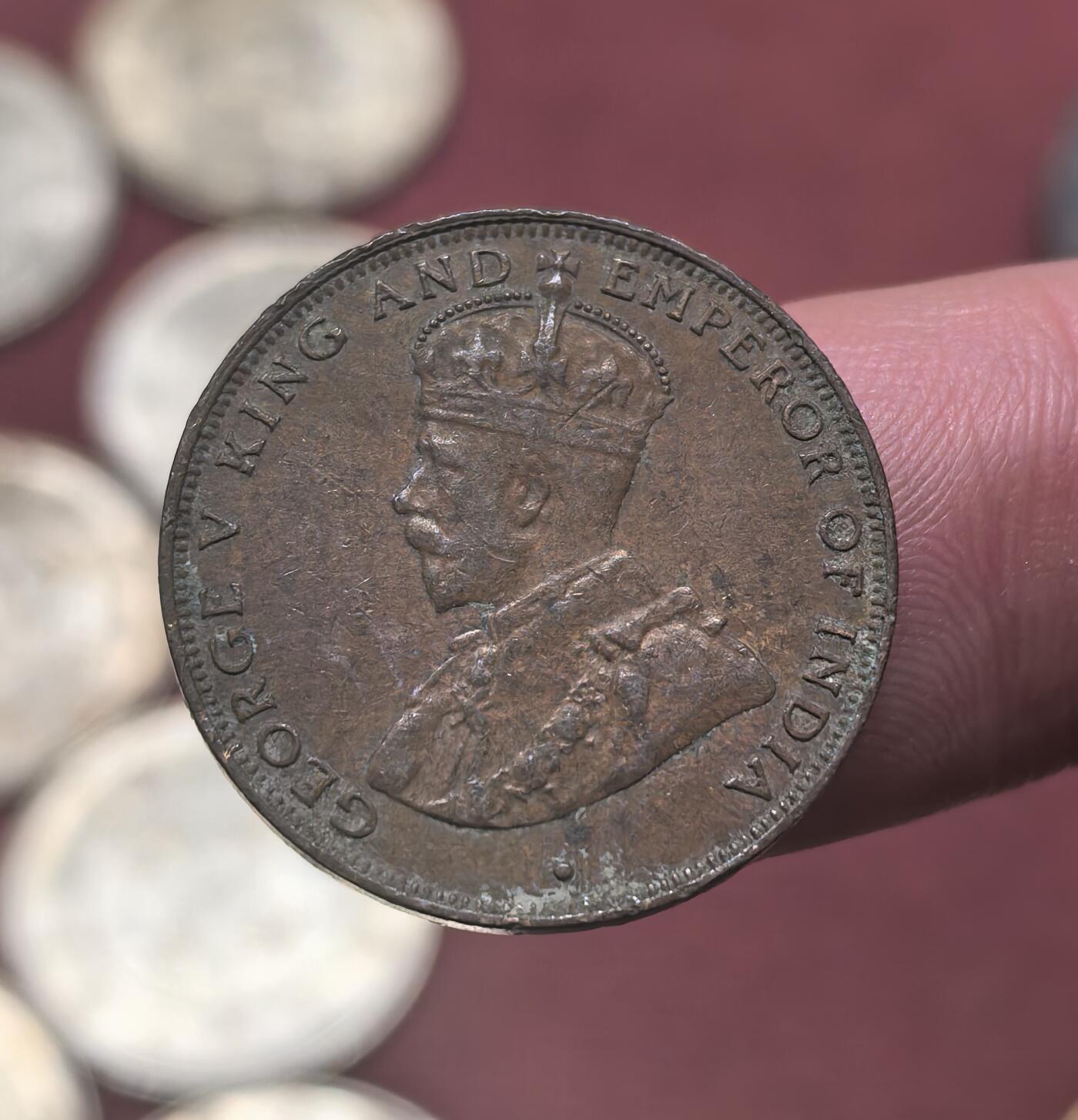 南宋泉阁俄币 外币 国币 专场第二十期 【送拍无额外佣金】 英属香港 1934年 乔治五世 香港一仙铜币 老包浆 字口清晰 好品