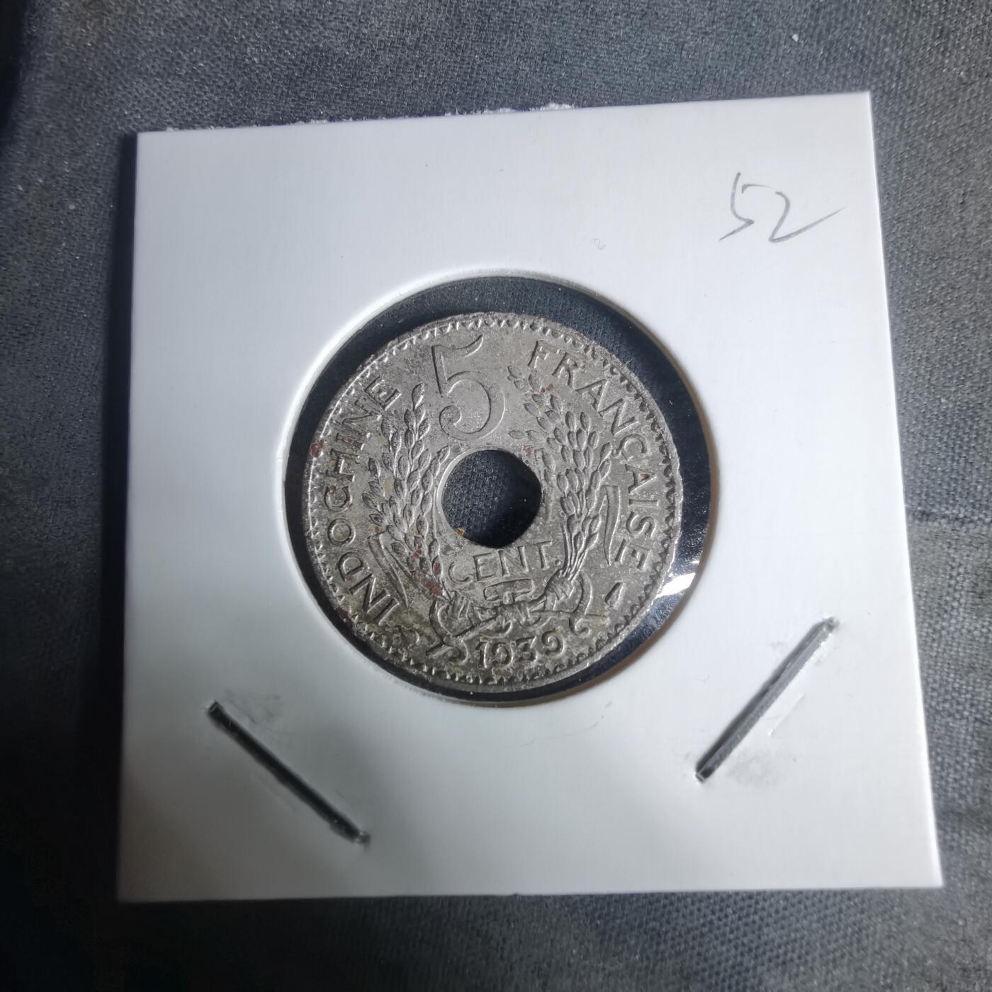 沼泽如烟--第940场 法属印度支那1939年五分