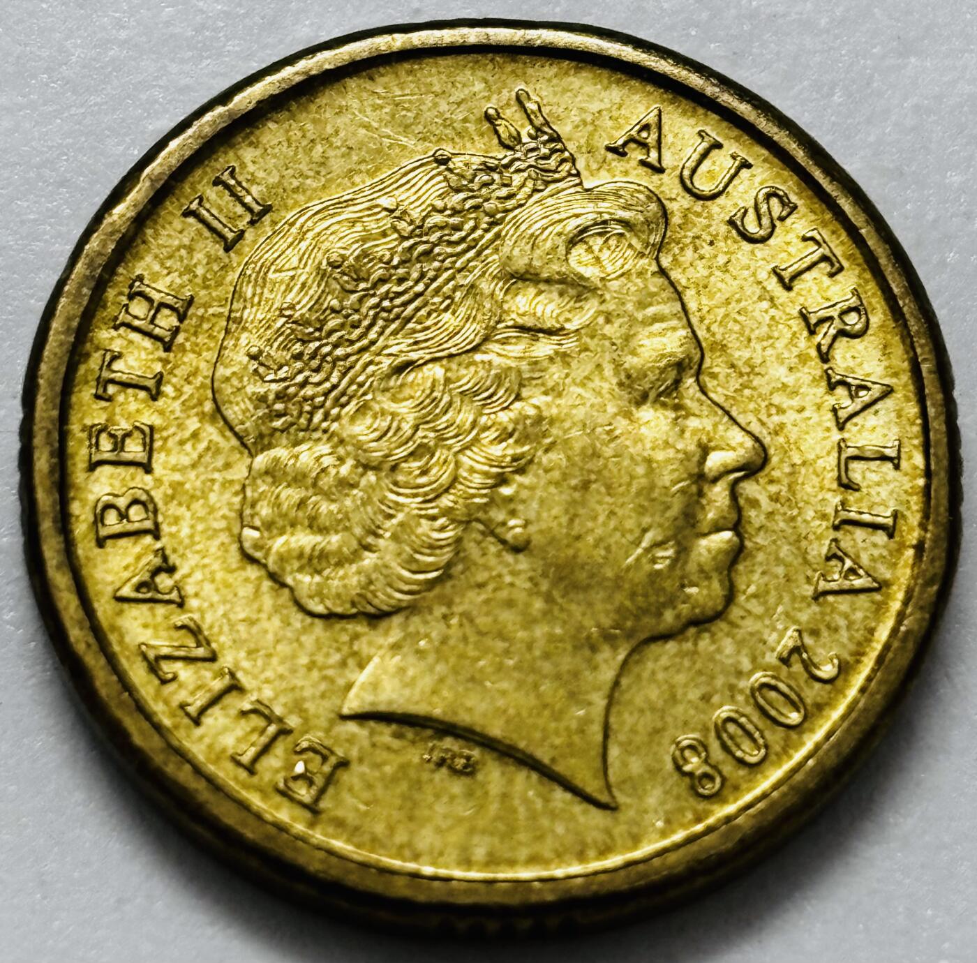 文馨钱币收藏第 286 场，圣诞节专场【 长期接收代拍品低至 0 佣金】 好品 2008 年澳大利亚土著人 2 元纪念币