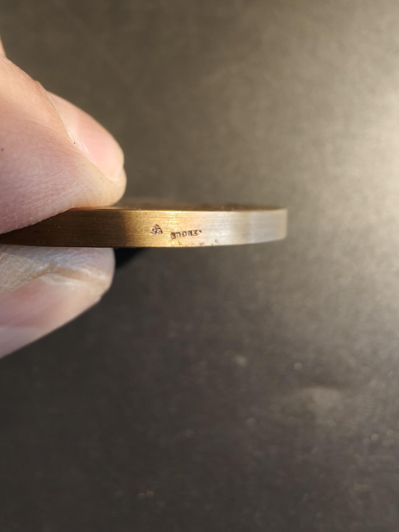 老王徽章第171期 法国萨瓦省圣朱利安昂热讷农业协会大铜章     原盒       大师P.Grandhomme作品     直径50mm     重量48.6g