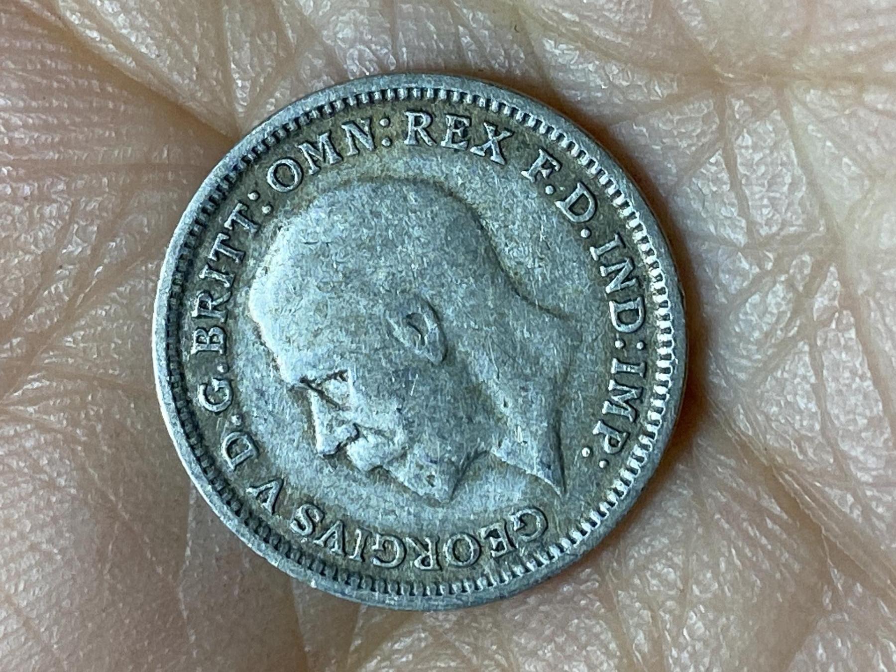 2025年第一百四十四场(总第一百七十场）品种丰富英国一线回流散币年末特拍场第一场(免佣金) 英国🇬🇧1934年3便士银币(乔治五世第四版，500银)