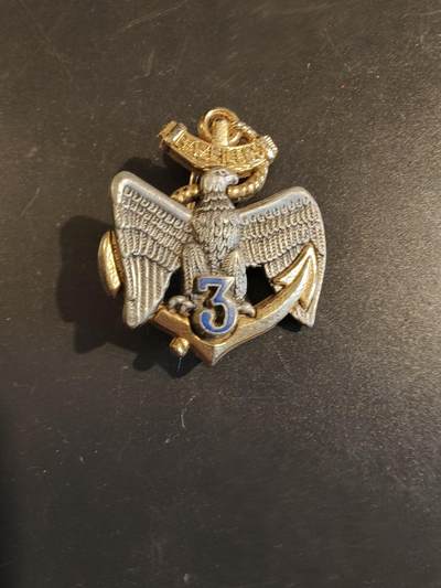 老王徽章第171期 - 法国海军陆战队第3步兵团证章