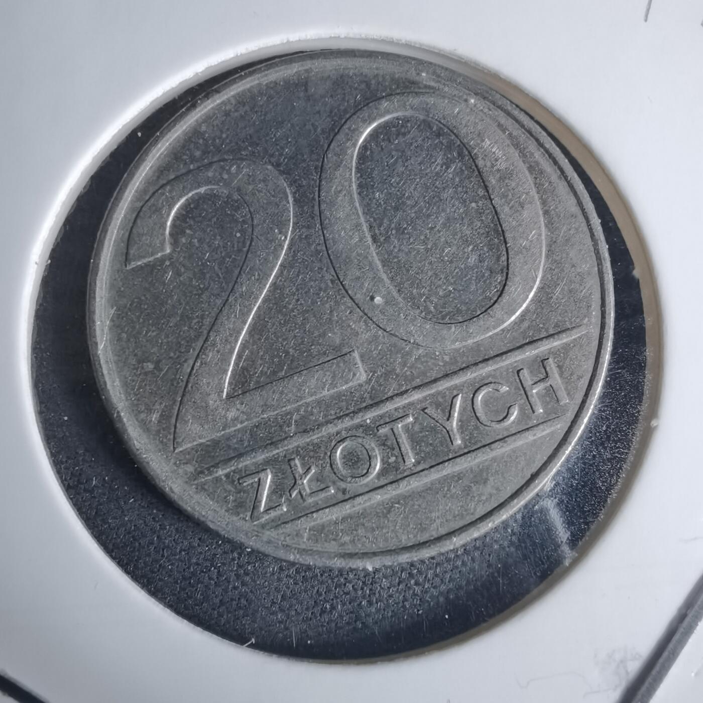 沼泽如烟--第940场 波兰1984年20兹罗提