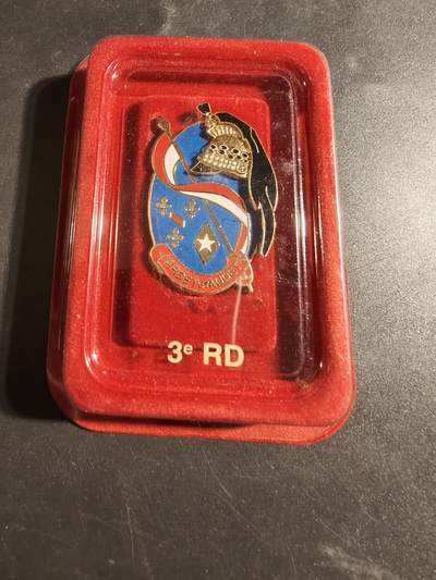 老王徽章第171期 - 法国第3龙骑兵团证章    原盒