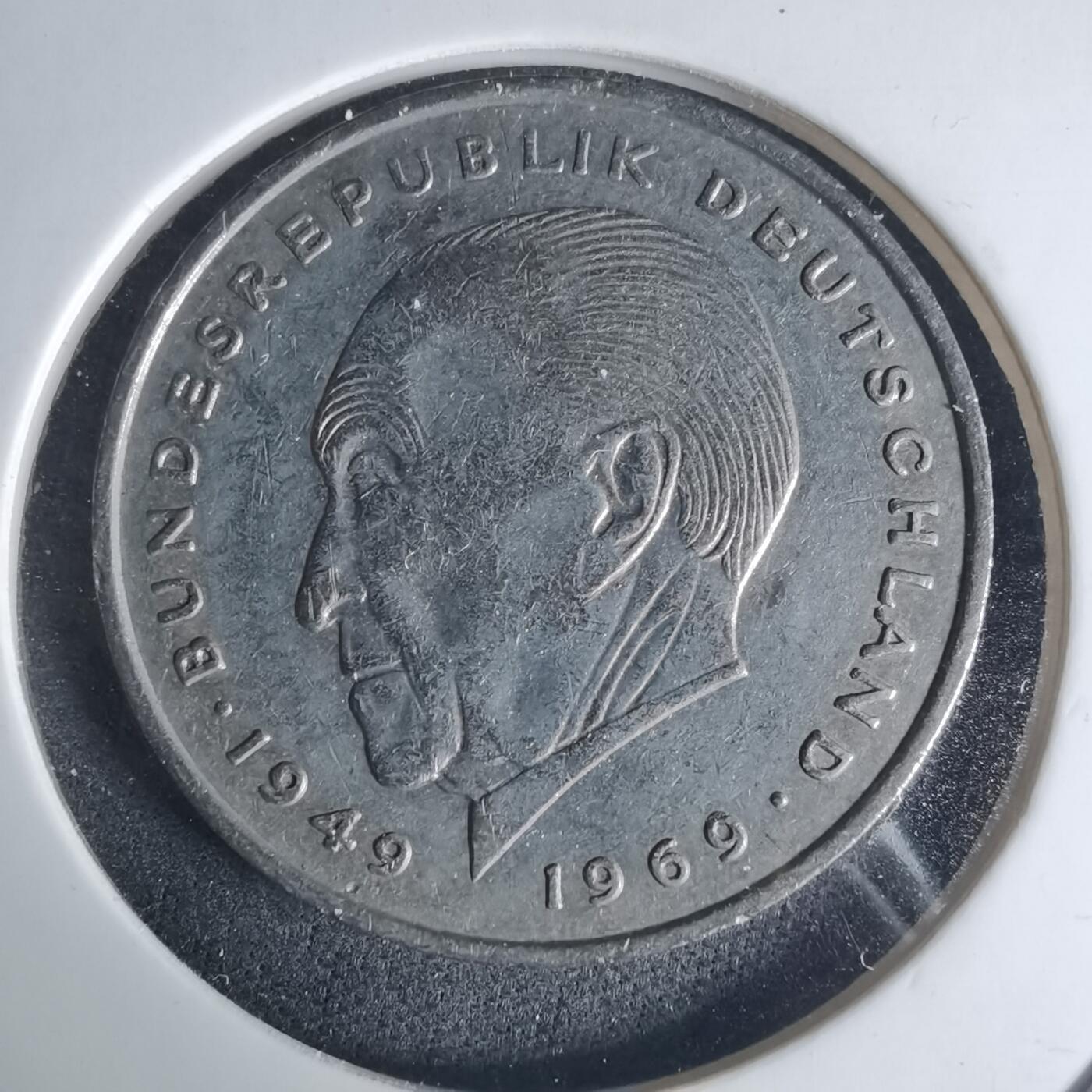 沼泽如烟--第940场 德国1971年2马克