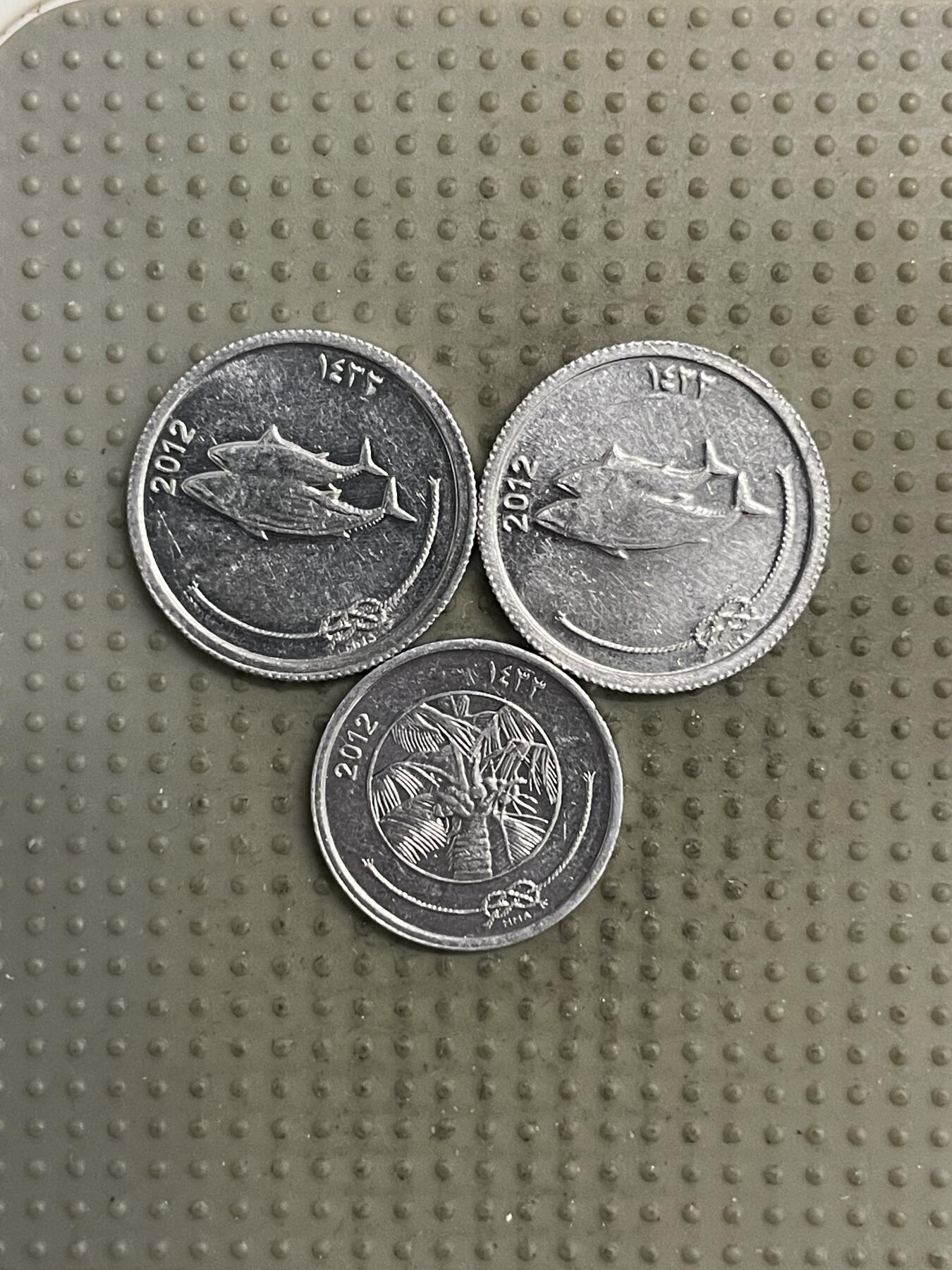 2025年第144场各国散币拍卖（总第144场） 斯里兰卡2012年3枚