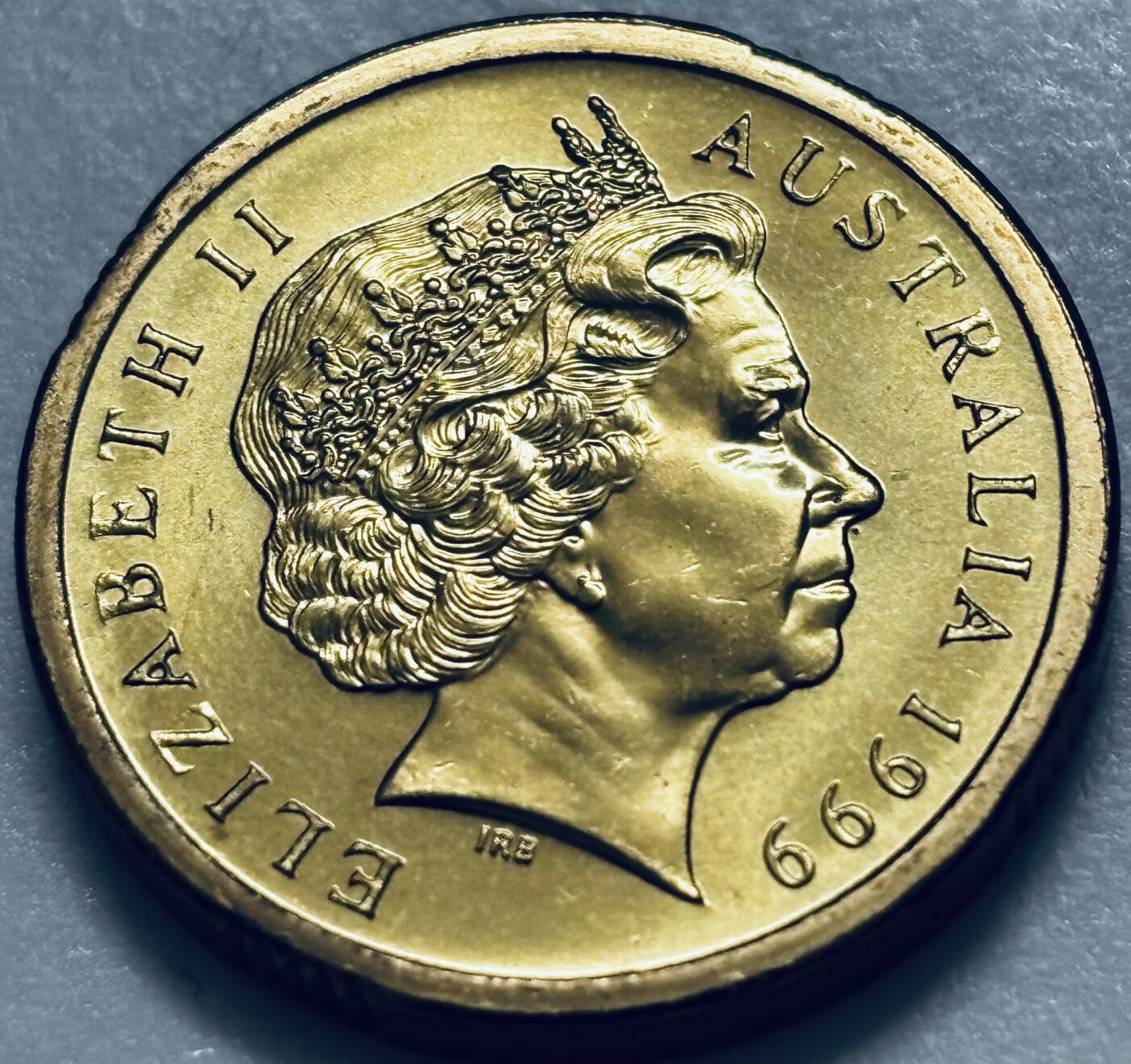 文馨钱币收藏第 286 场，圣诞节专场【 长期接收代拍品低至 0 佣金】 全新 1999 年澳大利亚土著人 2 元纪念币