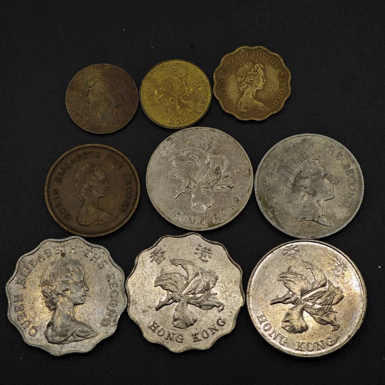 【淘币小摊】限时拍第八百三十五拍  散币批量币场  满百包邮可预留两周  周一统一发货  香港9枚