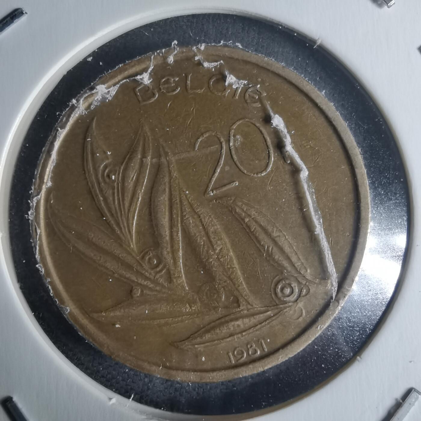 沼泽如烟--第942场 比利时1981年20法郎