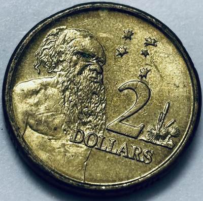 文馨钱币收藏第 286 场，圣诞节专场【 长期接收代拍品低至 0 佣金】 - 好品 2014 年澳大利亚土著人 2 元纪念币