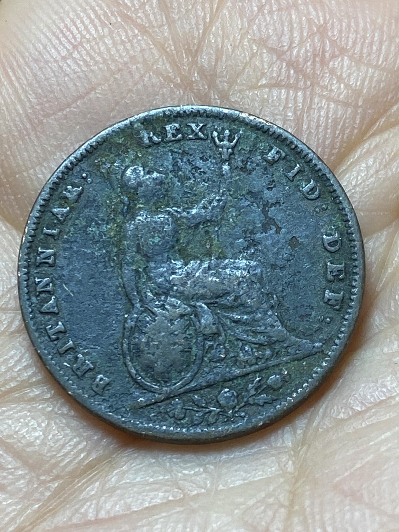 2025年第一百四十四场(总第一百七十场）品种丰富英国一线回流散币年末特拍场第一场(免佣金) 英国🇬🇧1834年1法新(威廉四世时期)