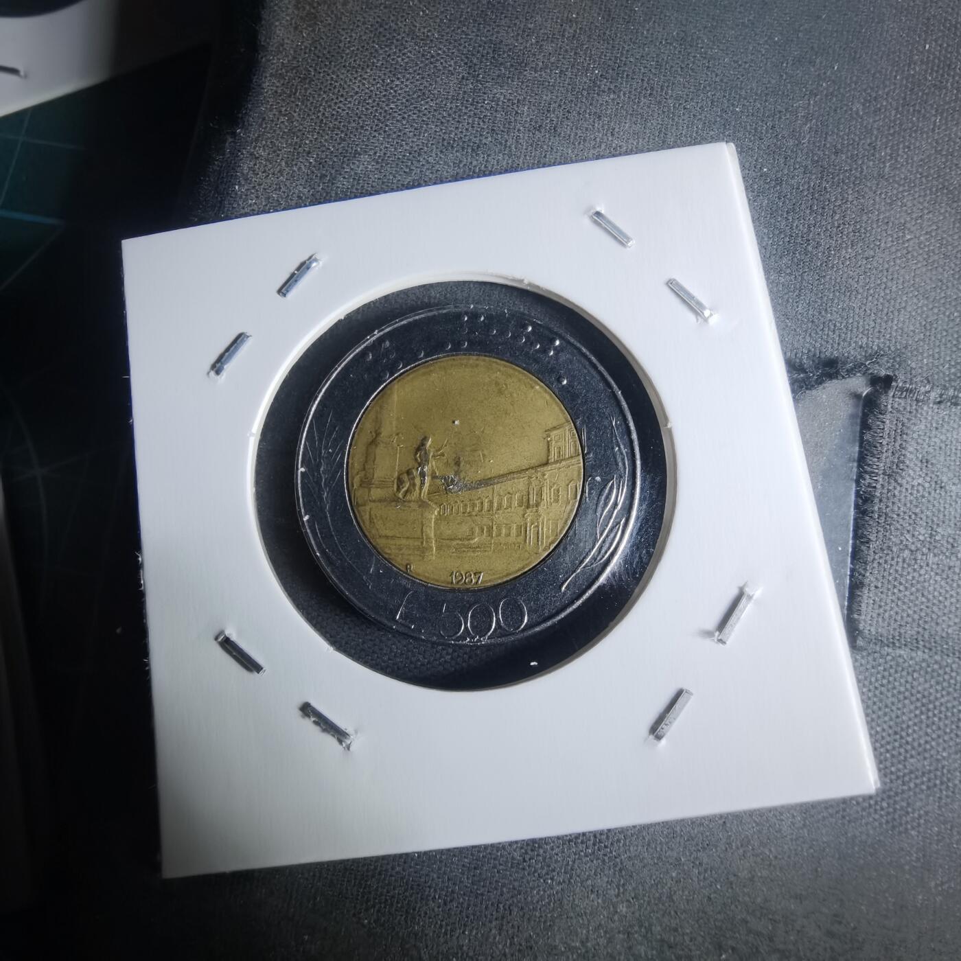 沼泽如烟--第942场 意大利1987年500里拉