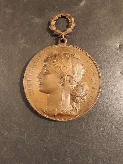 老王徽章第171期 - 法国农业协会大尺寸奖章     直径56mm     重量83.4g