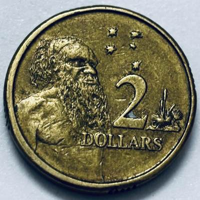 文馨钱币收藏第 286 场，圣诞节专场【 长期接收代拍品低至 0 佣金】 - 好品 1994 年澳大利亚土著人 2 元纪念币