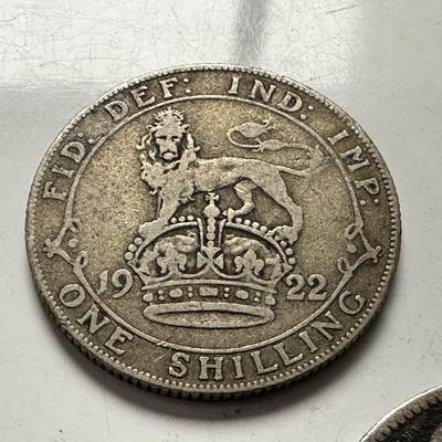 🌹外币初藏🌹🐯2025年第144场  每周二四六晚8️⃣点 接代拍 - 英国1922年1先令银币