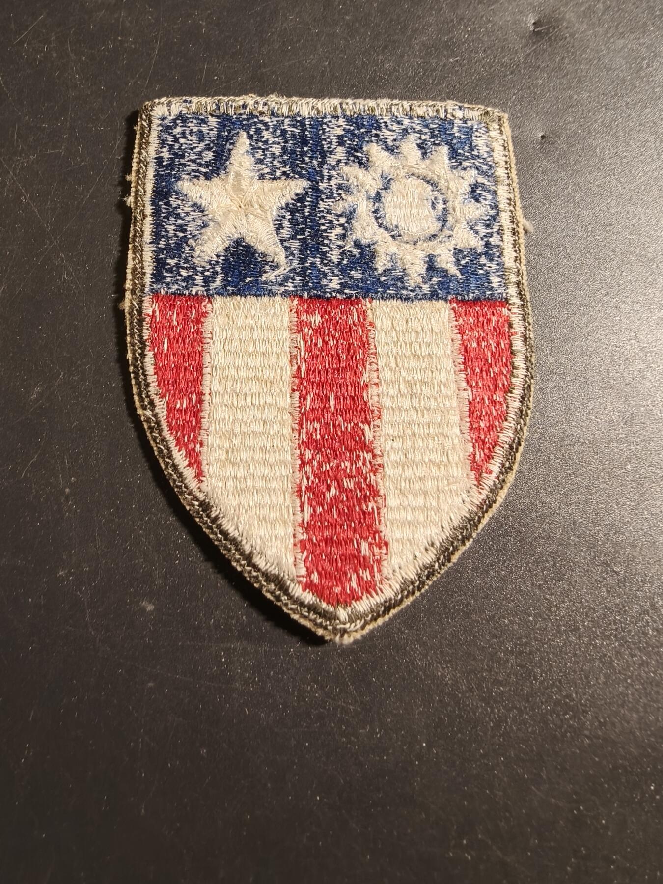 老王徽章第171期 美国中缅印战区臂章    棉线材质