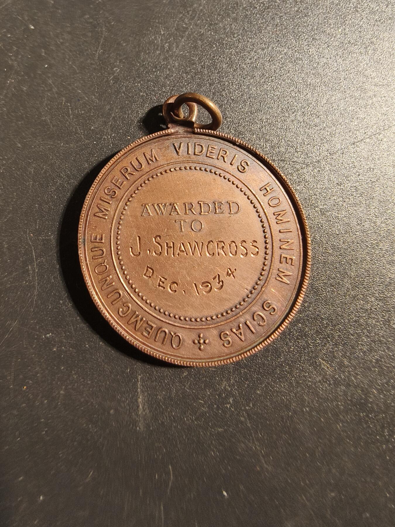 老王徽章第171期 英国拯救生命协会奖章     1934年实发