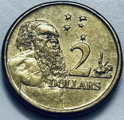 文馨钱币收藏第 286 场，圣诞节专场【 长期接收代拍品低至 0 佣金】 - 好品 2016 年澳大利亚土著人 2 元纪念币